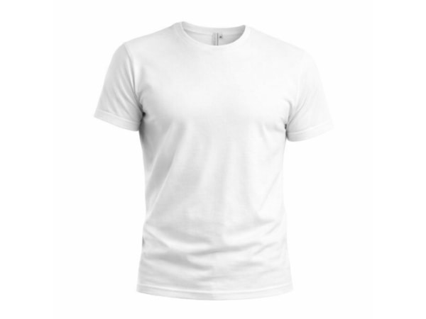 White Round Neck Small