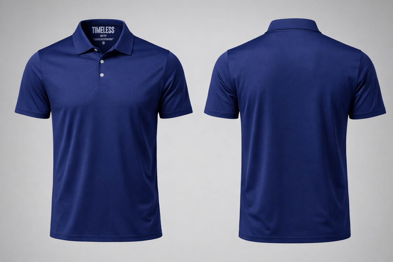 Timeless Polo Tshirt - Navy Blue - Large
