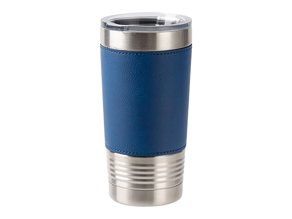 Laserable Leatherette Tumbler (Blue)