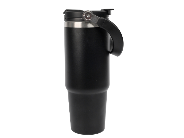 Tumbler with Lid & Straw ( Black ) 40oz/1200ml 