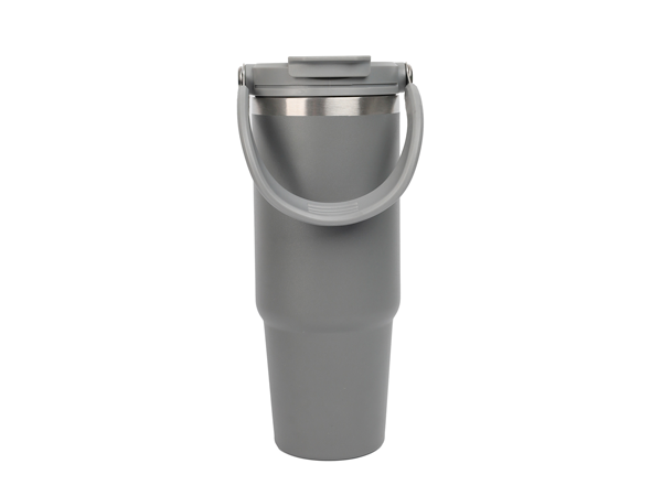 Tumbler with Lid & Straw ( Grey) 40oz/1200ml 